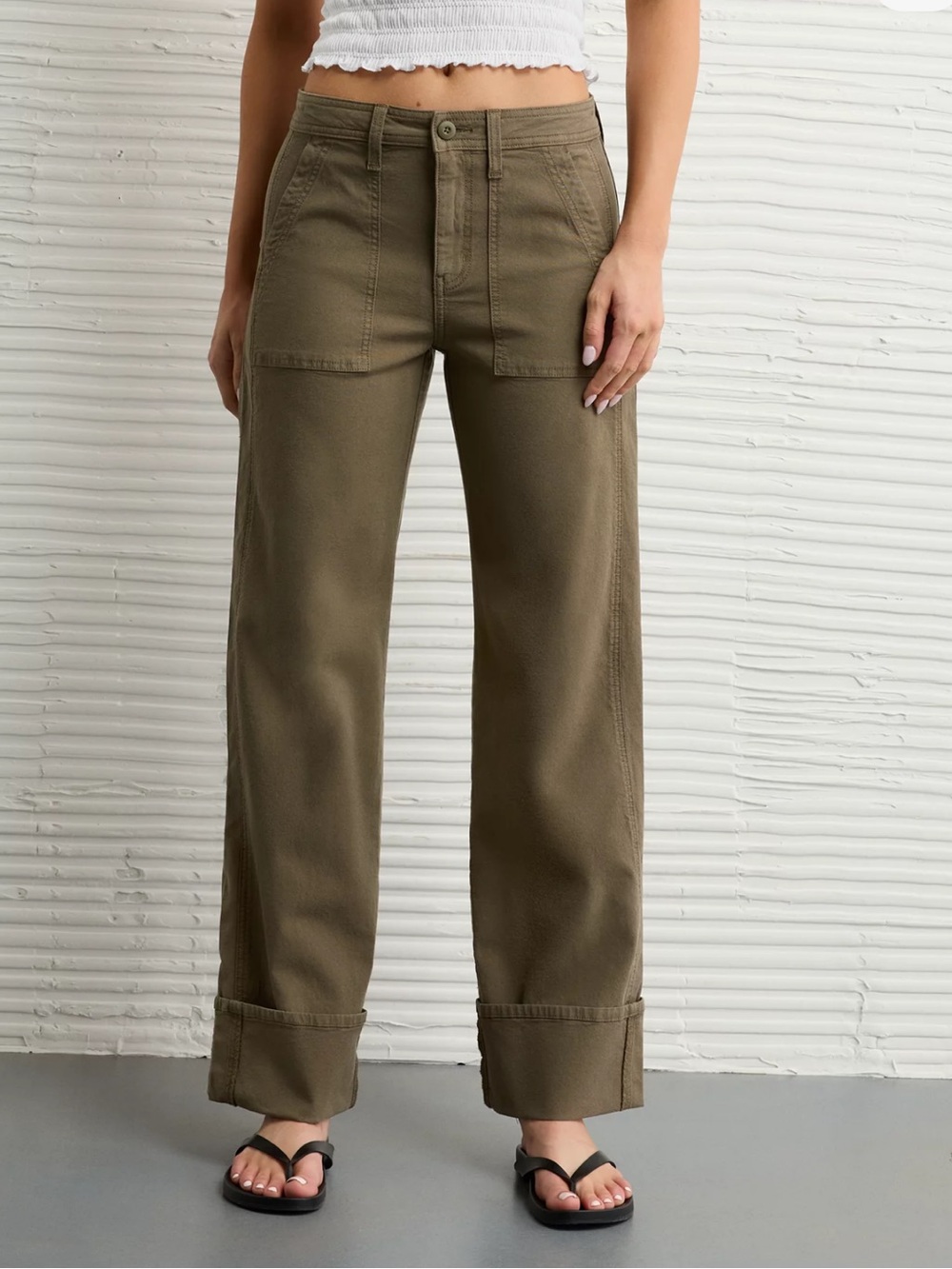 American Eagle Stretch High-Waisted Utility Stovepipe Pant NWT Size 12